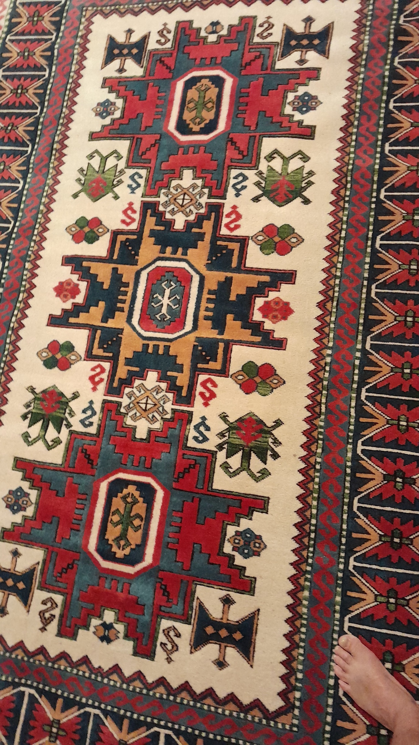 Véritable tapis  d'orient